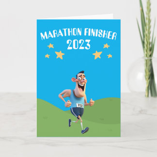 Carte de finisher de marathon