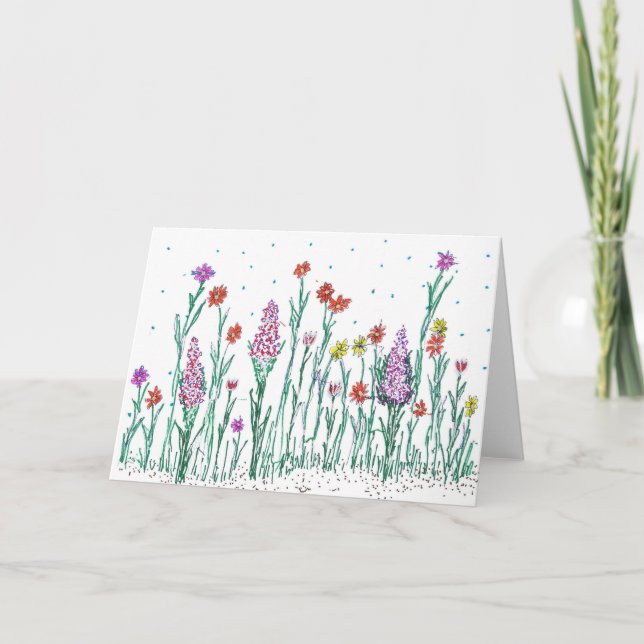 Carte de fleur (Devant)