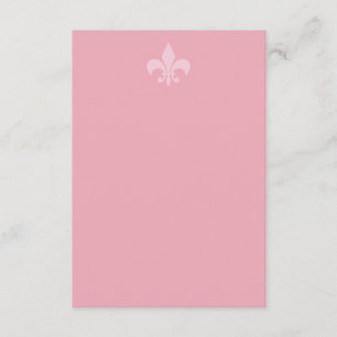 Carte de Fleur de Lise Enclosure dans de jolis