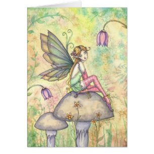 Carte de fleur mignonne par Molly Harrison