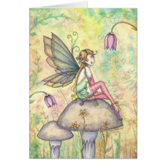 Carte de fleur mignonne par Molly Harrison