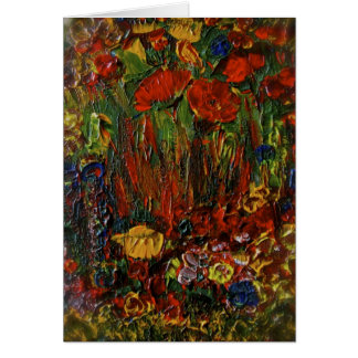 Carte de fleur sauvage