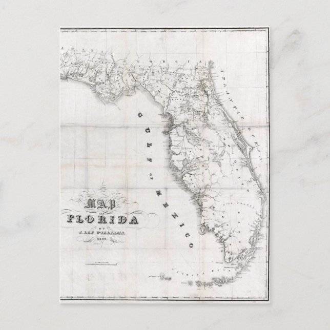 Carte de Floride 1837 (Devant)