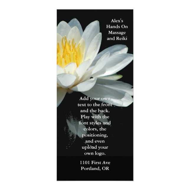 Carte de flottement de support de fleur de Lotus (Devant)
