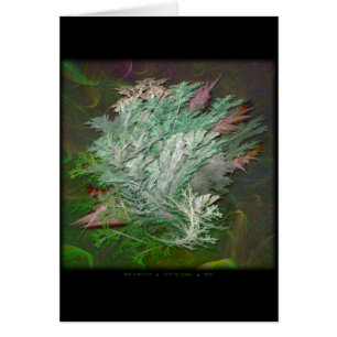 Carte de fougères de fractale