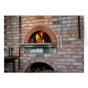 Carte de four de pizza de Vieux Monde