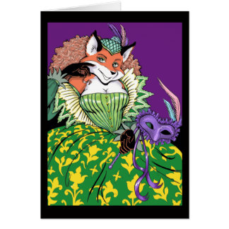 Carte de Fox de mascarade