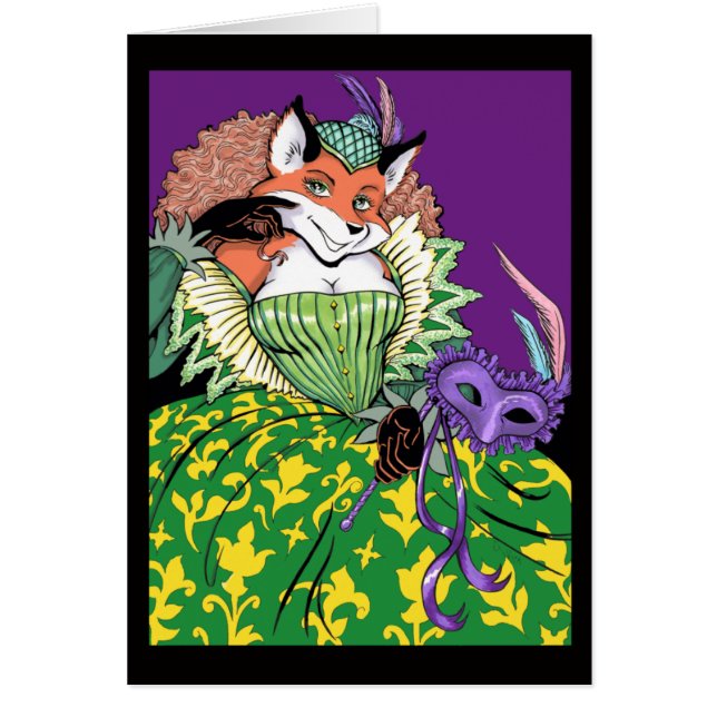 Carte de Fox de mascarade (Devant)