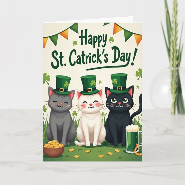 Carte de fun pour la St Catricks Day (Devant)