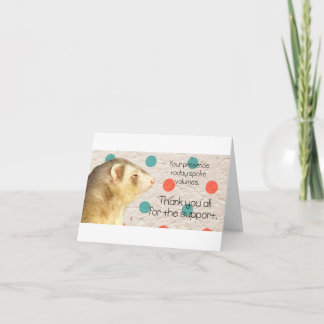 Carte de furet de Merci