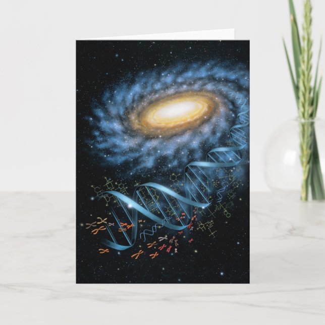 Carte de galaxie d'ADN (Devant)