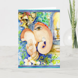Carte de Ganesh Diwali de bonheur