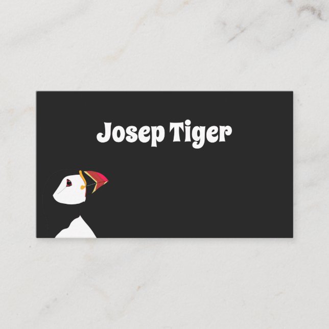 carte de gardien de zoo funy (Devant)