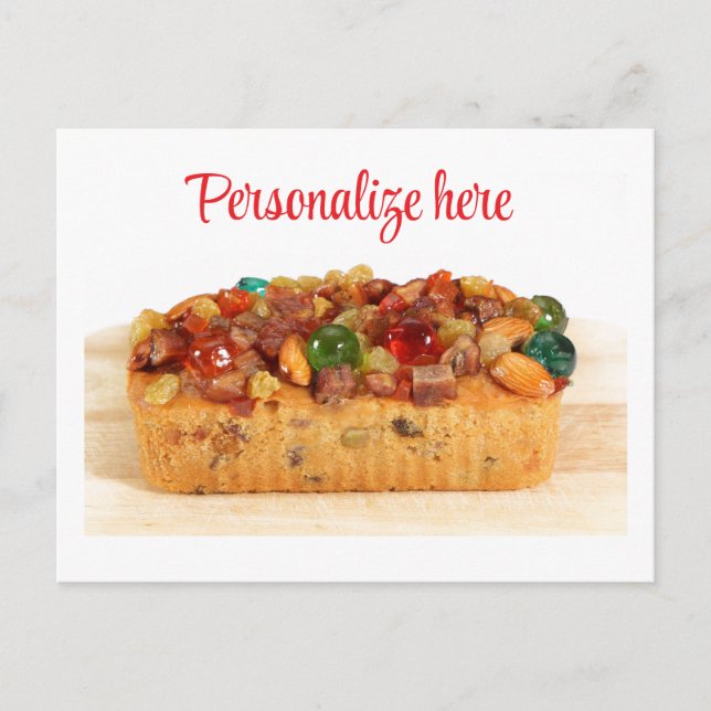 Carte de gâteau aux fruits amusante (Devant)