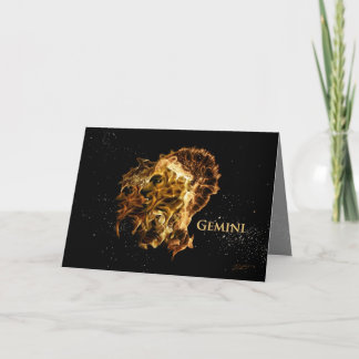 Carte de Gémeau-Salutation