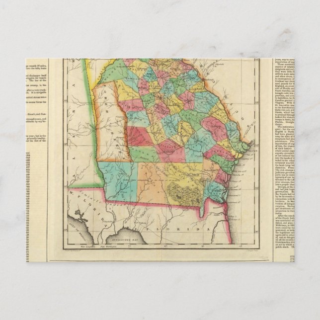 Carte De Géorgie (Devant)