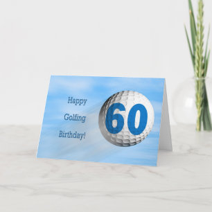 Carte de golf 60e anniversaire