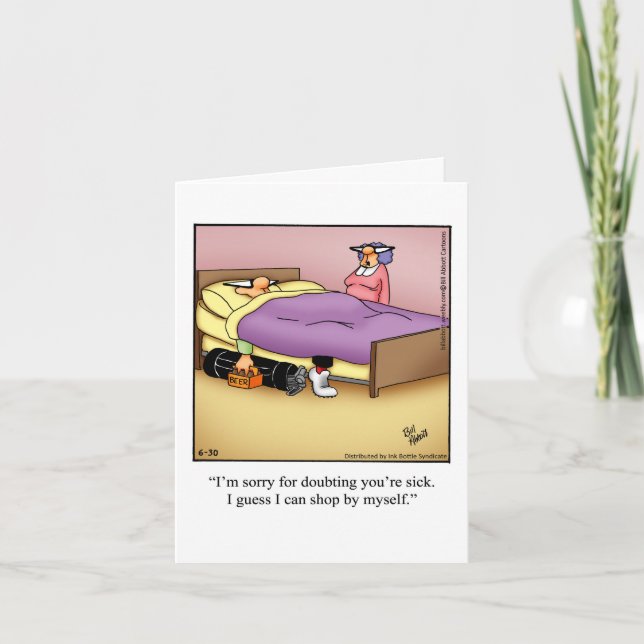 Carte de golf d'anniversaire drôle pour lui (Devant)