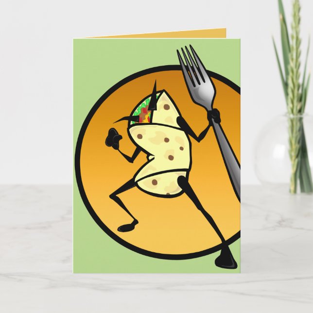 CARTE DE GRÂCE BURRITO BLANK (Devant)
