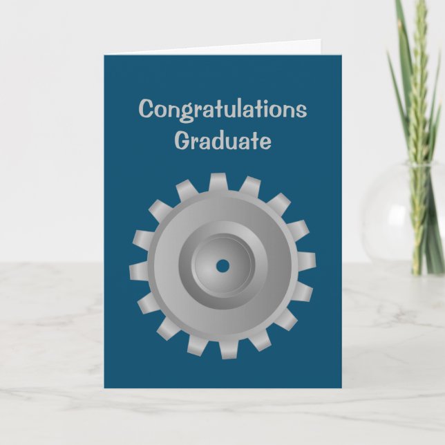 Carte de graduation de l'engrenage gris (Devant)