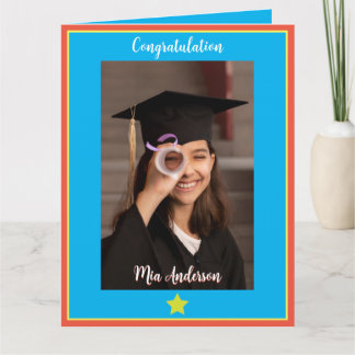 Carte de graduation Little Superstar