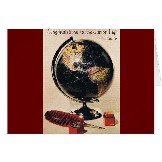 Carte de graduation rétroactive (Devant horizontal)