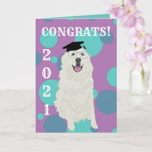 Carte de graduation sur mesure Great Pyrenees