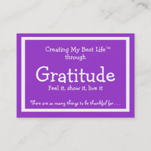Carte de gratitude