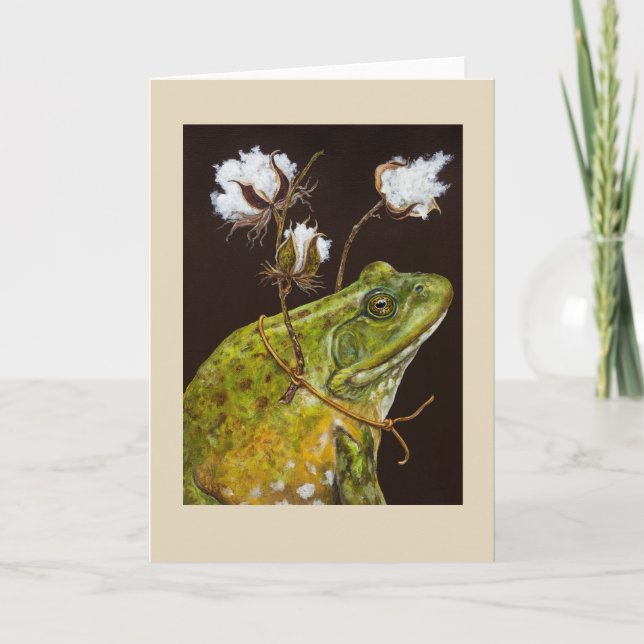 Carte de grenouille taureau du Sud (Devant)