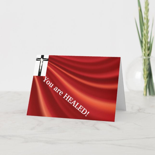 Carte de guérison chrétienne (Devant)