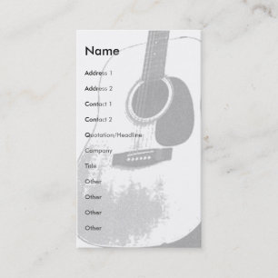 Carte de guitare