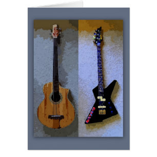 Carte de guitares basses