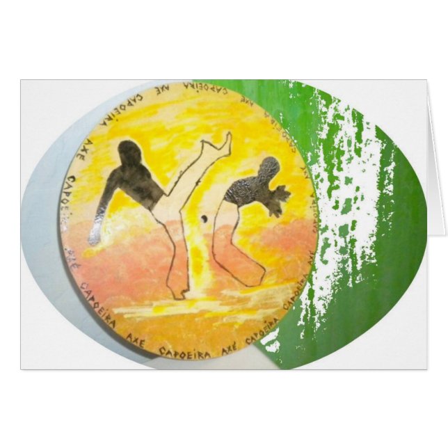 carte de hache de ginga de capoeira (Devant horizontal)