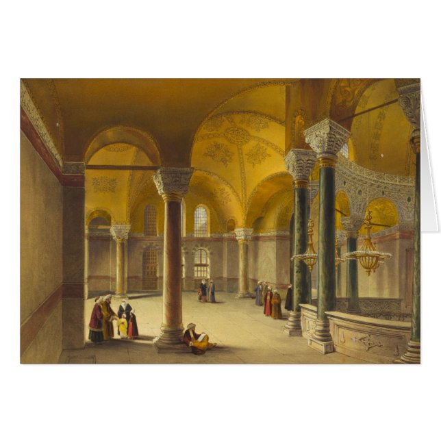 Carte de Hagia Sophia (Devant horizontal)
