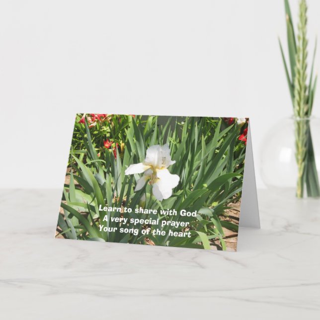 Carte de Haiku de chanson de coeur (Devant)