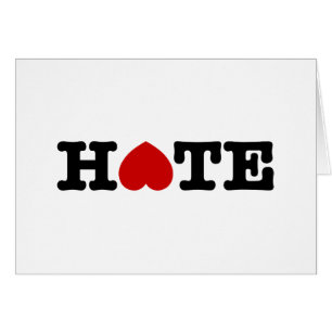 CARTE DE HAINE