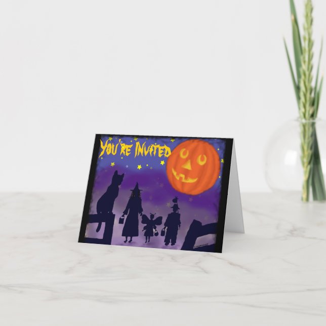 Carte de Halloween (Devant)