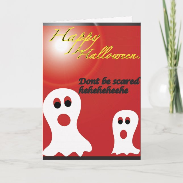 Carte de Halloween (Devant)