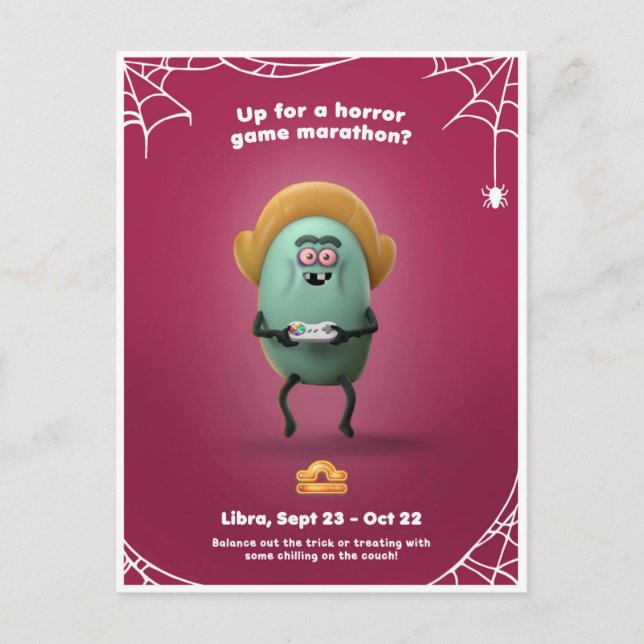 Carte de Halloween - Balance (Devant)