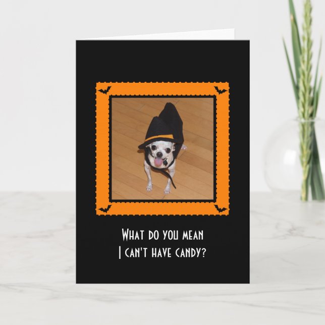Carte de Halloween - ce qui vous me signifient ne (Devant)