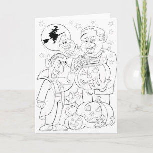 Carte de Halloween de hobbt de do-it-yourself