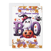Carte de Halloween drôle personnalisable