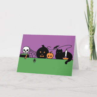 Carte De Halloween toujours la vie
