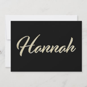 Carte de Hannah White Gold