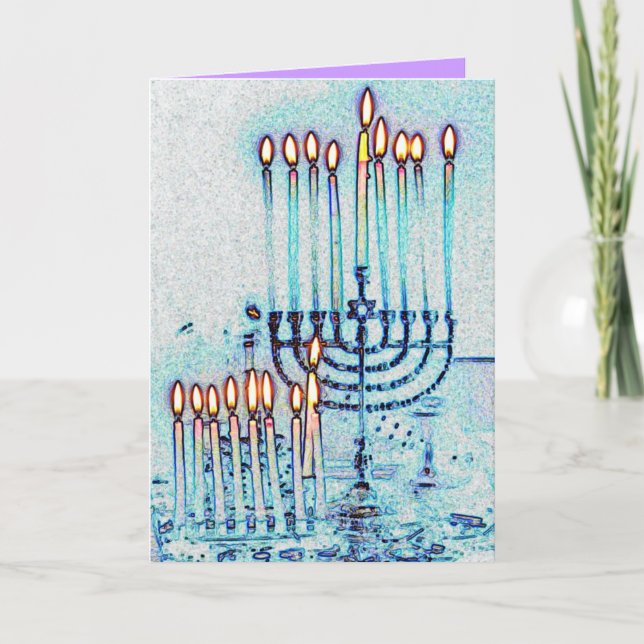 Carte de Hannukah (Devant)