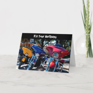 Carte de harley entier (porc) d'anniversaire drôle