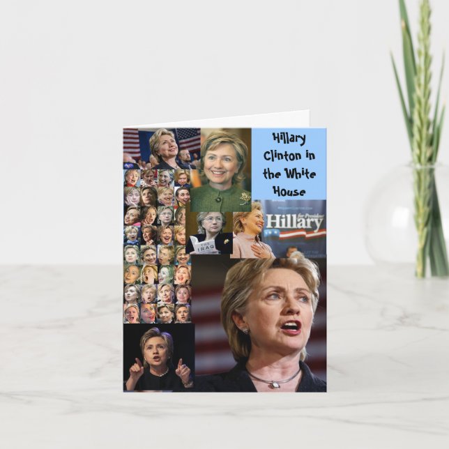 carte de hillary Clinton (Devant)
