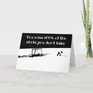 Carte de hockey motivant