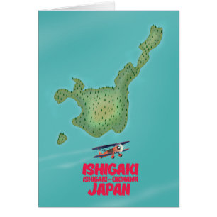 Carte de Ishigaki Okinawa, Japon