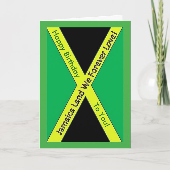 Carte de Jamaican Birthday (Devant)